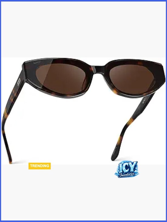 Cat-Eye Sunglasses with Acetate Frame, Anti-Reflective Lenses main image 4